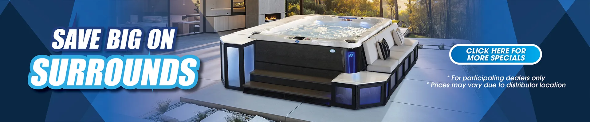 Calspas hot tub being used in a family setting - College Station