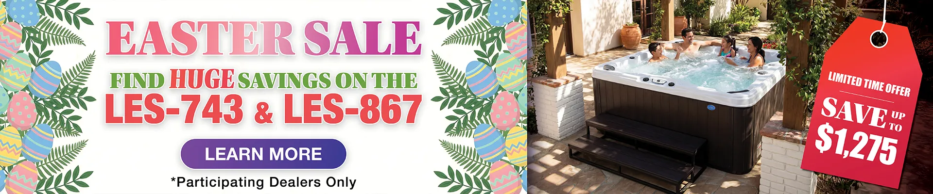 Calspas hot tub being used in a family setting - College Station